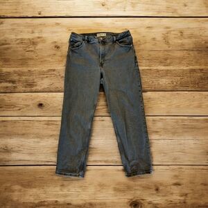 Abercrombie & Fitch Gray Curve Love High Rise Mom Jeans